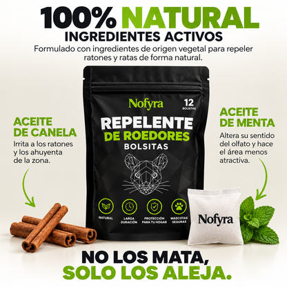 Nofyra™Bolsitas naturales antirroedores