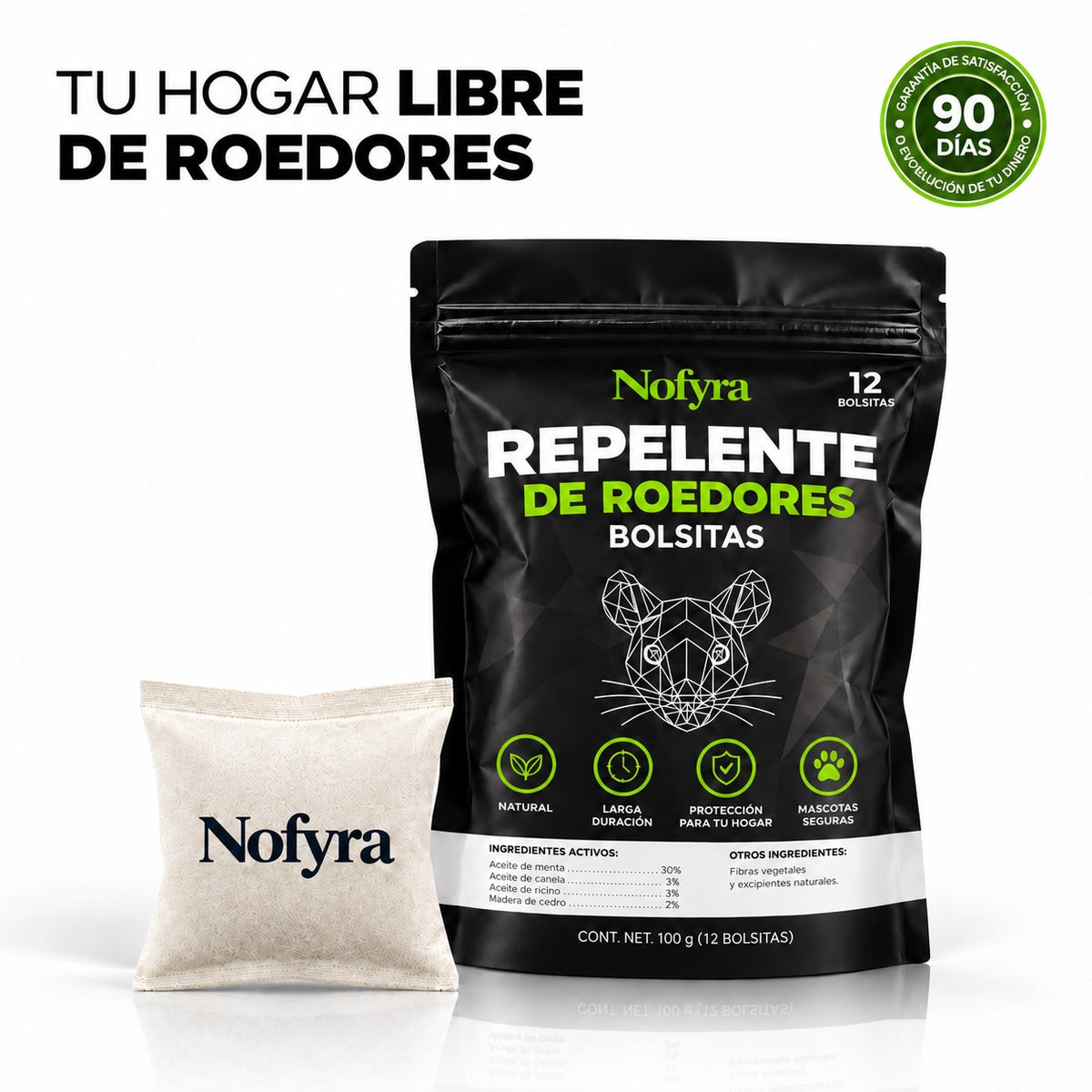 Nofyra™Bolsitas naturales antirroedores